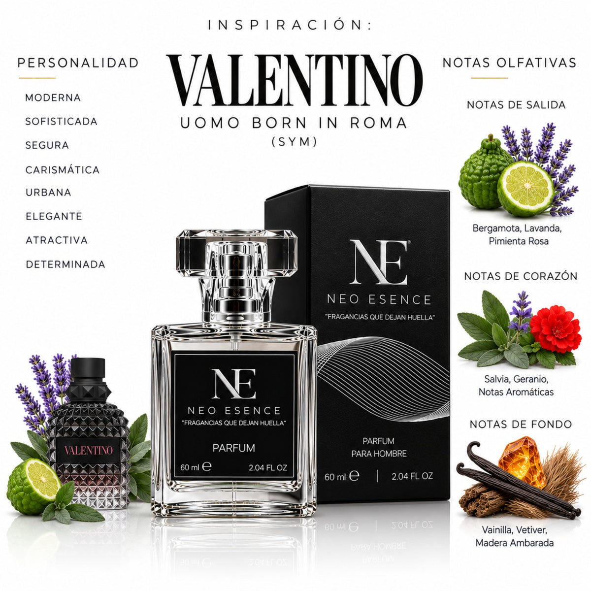 Inspiración a: VALENTINO UOMO BORN IN ROMA