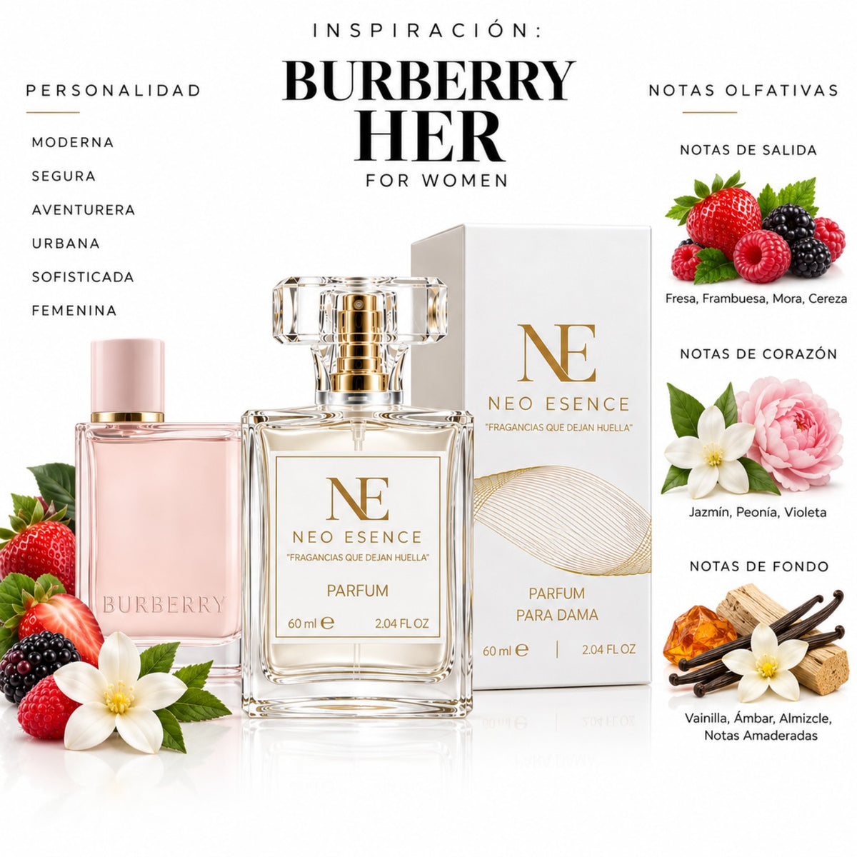 Inspiración a: BURBERRY HER