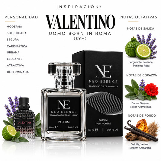 Inspiración a: VALENTINO UOMO BORN IN ROMA